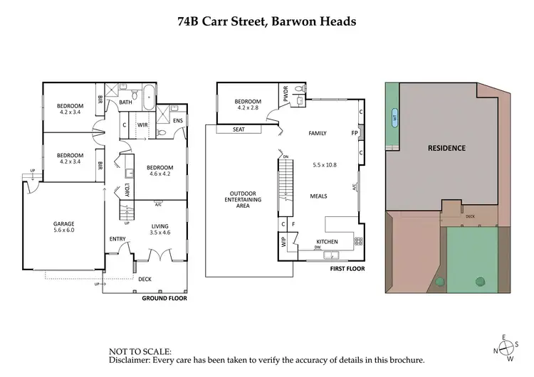 Floorplan of Homely townhouse listing, 74B Carr Street, Barwon Heads VIC 3227