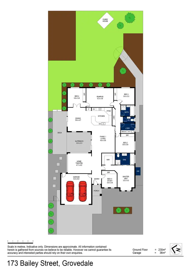 Floorplan of Homely house listing, 173 Bailey Street, Grovedale VIC 3216