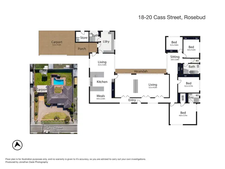 Floorplan of Homely house listing, 18-20 Cass Street, Rosebud VIC 3939