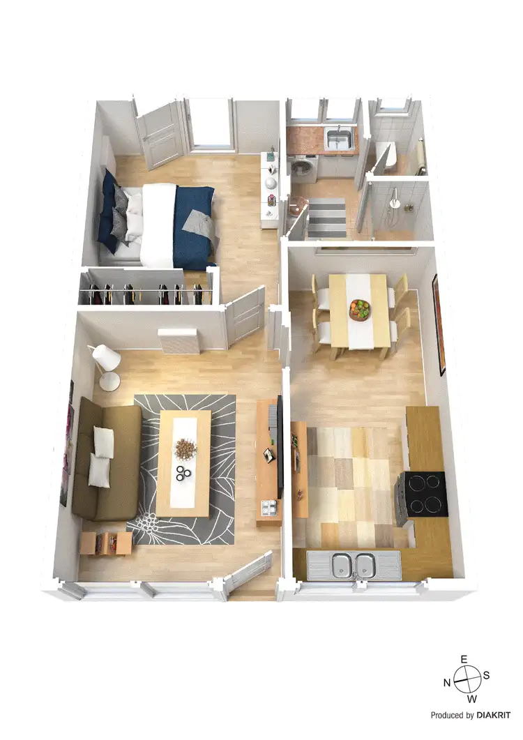 Floorplan of Homely unit listing, 5/2 Thomas Street, Clayton VIC 3168