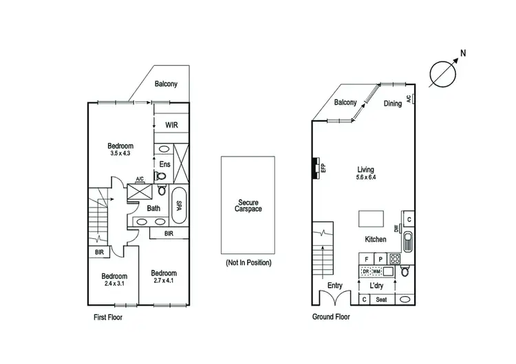 Floorplan of Homely apartment listing, 14/27 Queens Road, Melbourne VIC 3000