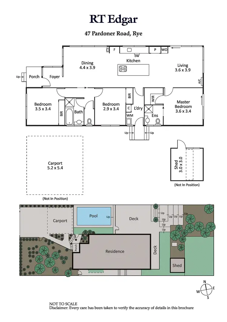 Floorplan of Homely house listing, 47 Pardoner Road, Rye VIC 3941