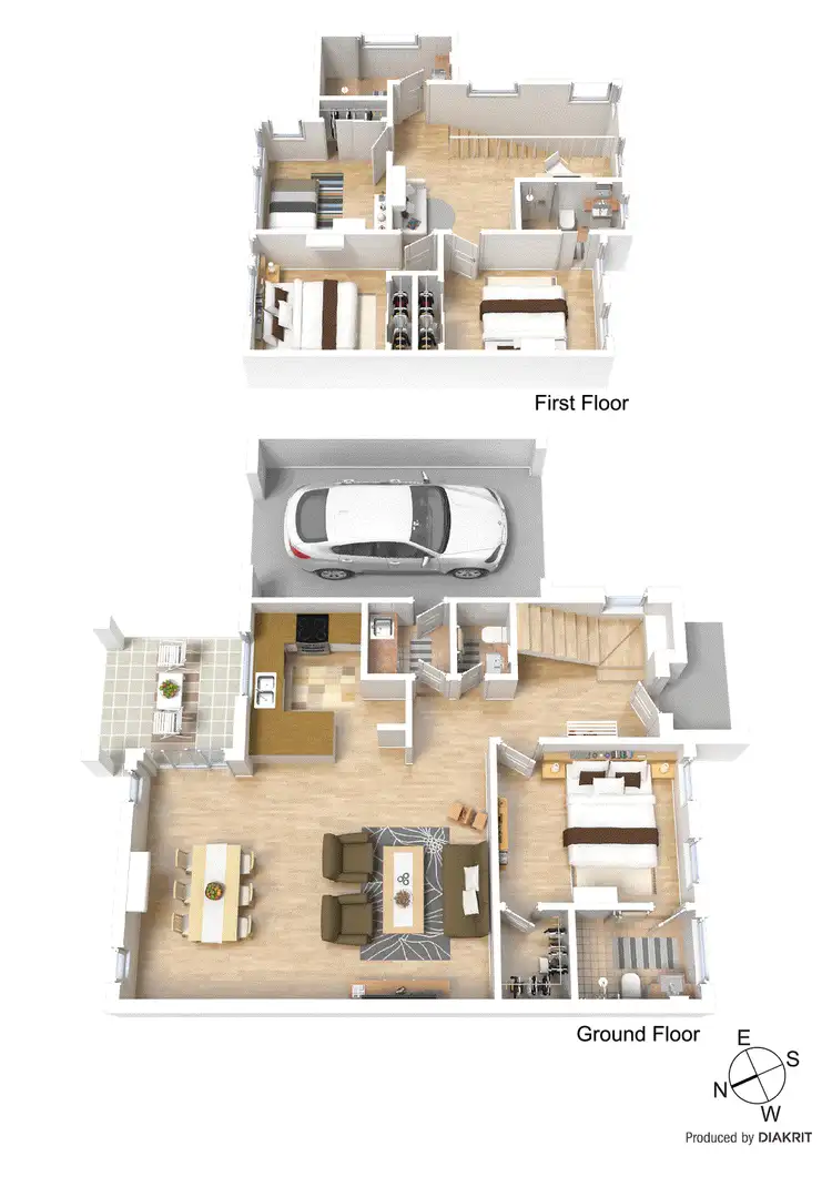 Floorplan of Homely townhouse listing, 2/21 Surrey Road, Mount Waverley VIC 3149