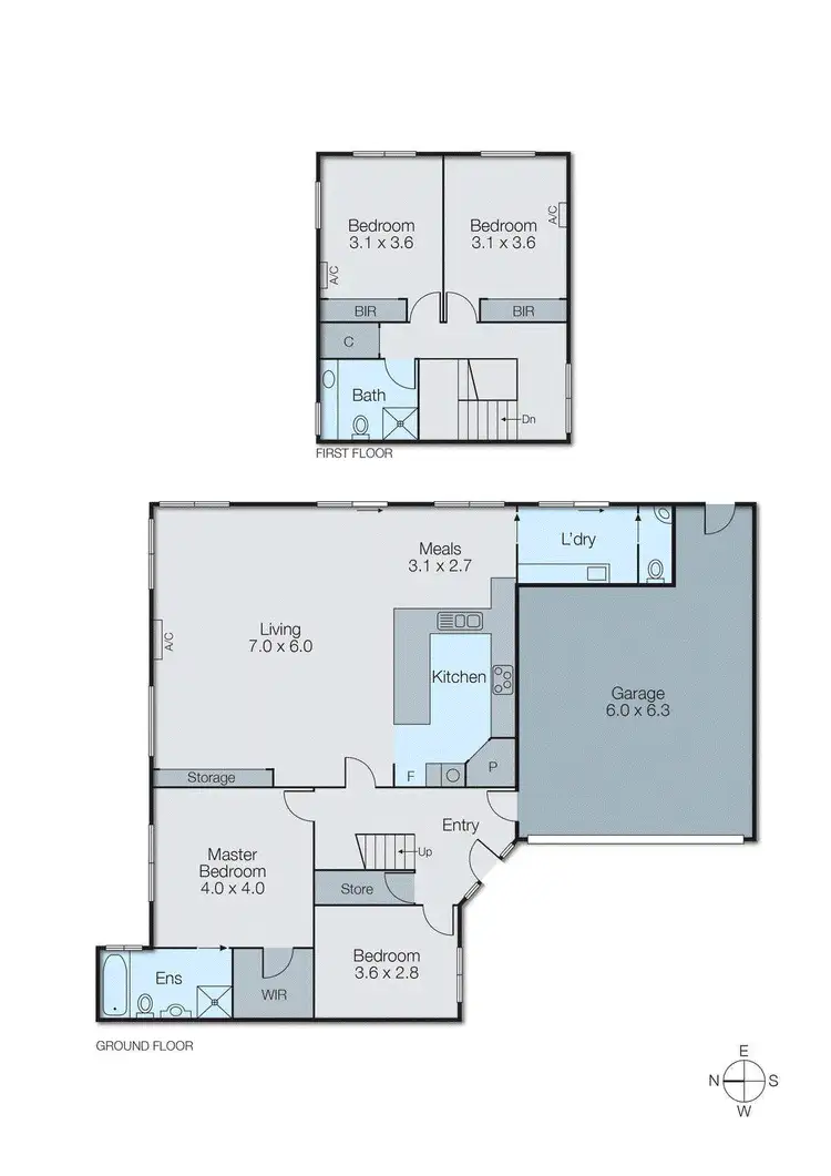 Floorplan of Homely townhouse listing, 2/47 Oak Hill Road, Mount Waverley VIC 3149