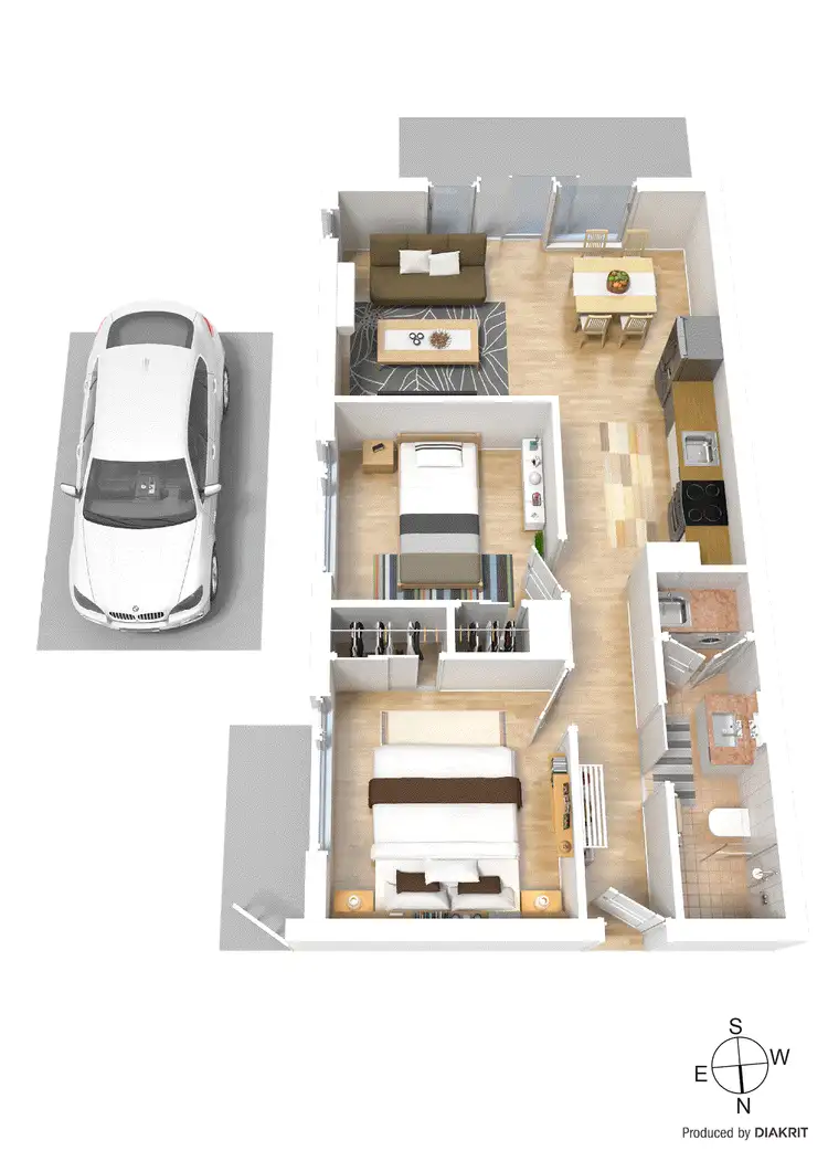 Floorplan of Homely apartment listing, 7/17 Railway Parade, Murrumbeena VIC 3163