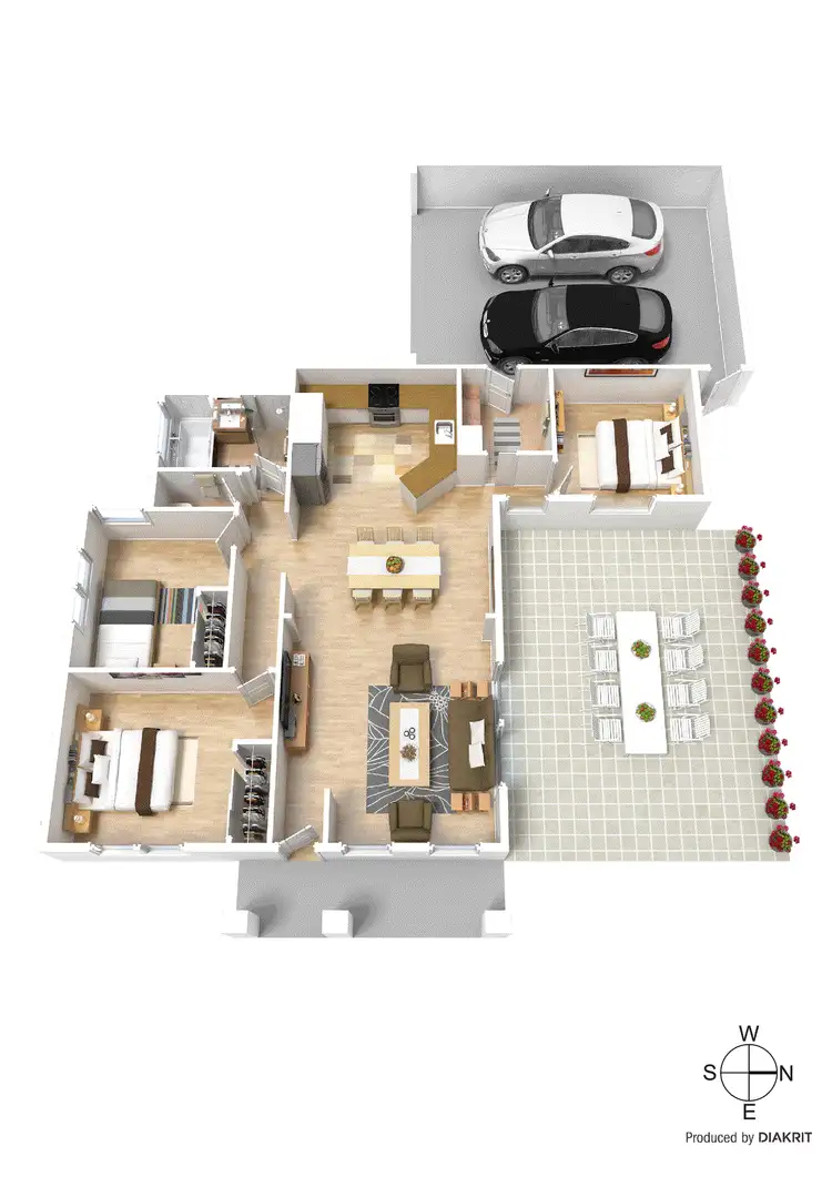 Floorplan of Homely unit listing, 1/625 Clayton Road, Clarinda VIC 3169