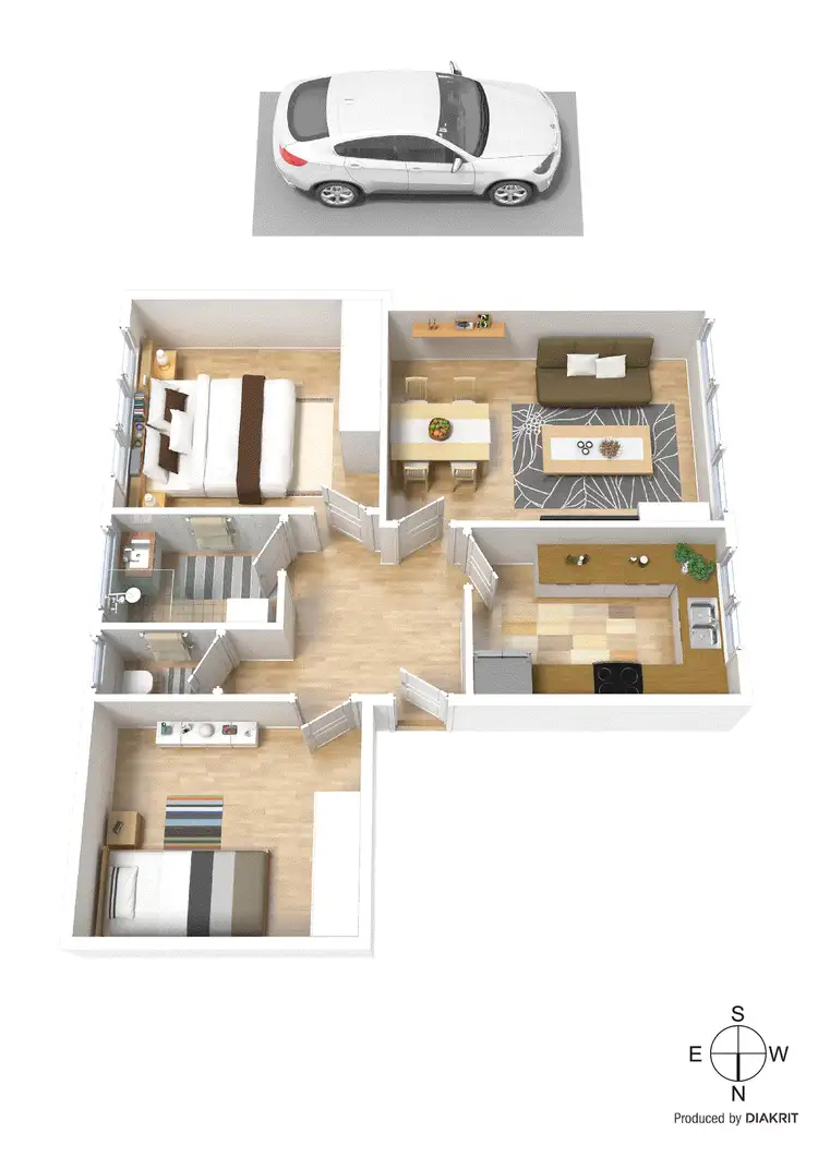 Floorplan of Homely apartment listing, 10/207-209 Centre Road, Bentleigh VIC 3204