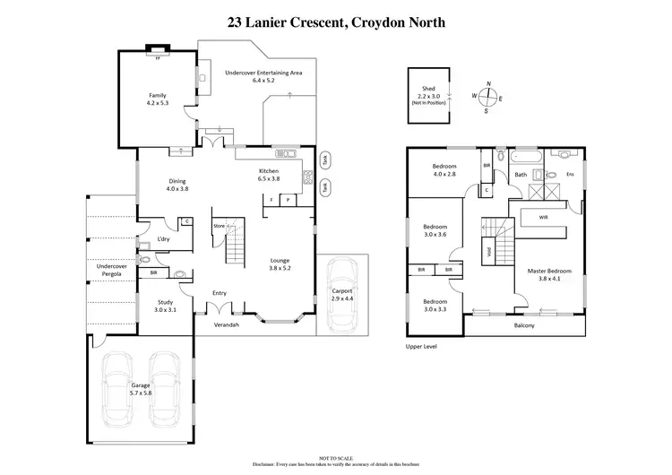 Floorplan of Homely house listing, 23 Lanier Crescent, Croydon North VIC 3136