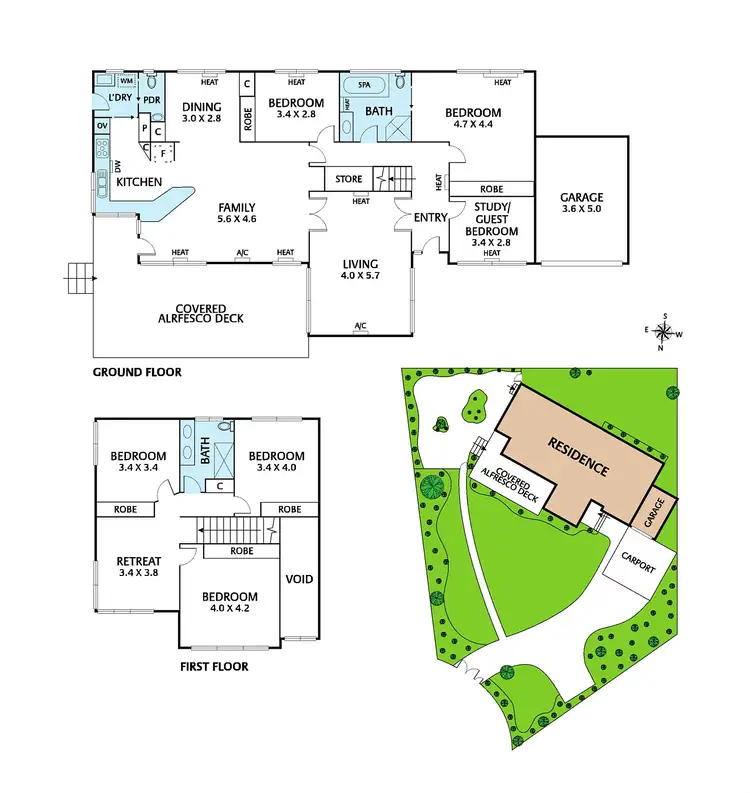 Floorplan of Homely house listing, 4 Plymouth Court, Nunawading VIC 3131