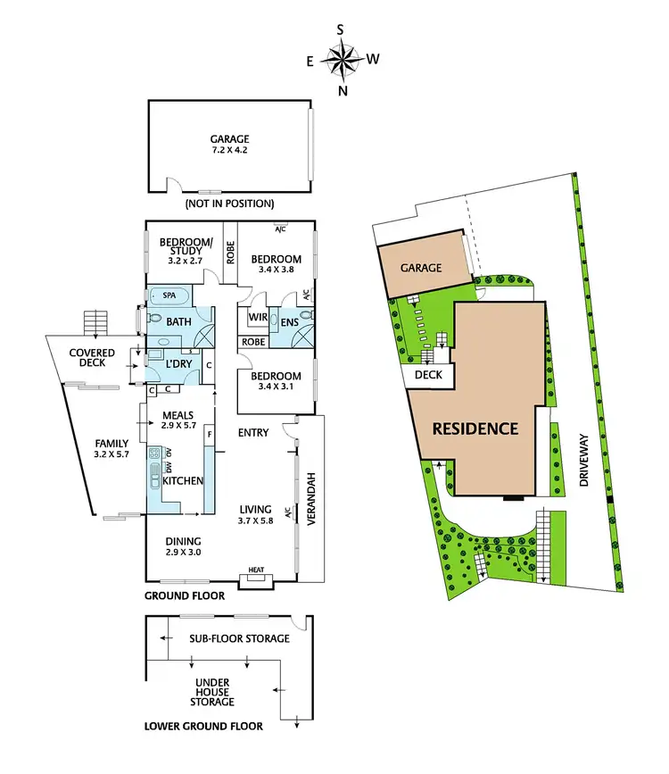 Floorplan of Homely unit listing, 1/2 Blackwood Court, Nunawading VIC 3131