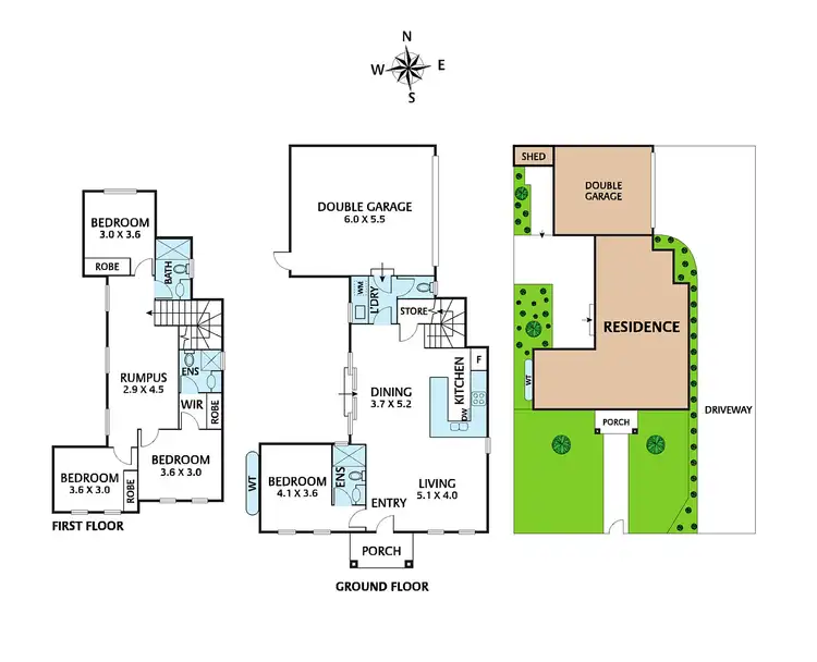Floorplan of Homely townhouse listing, 5/35-37 Norma Road, Forest Hill VIC 3131