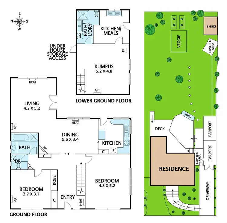 Floorplan of Homely house listing, 8 Pinewood Avenue, Ringwood East VIC 3135