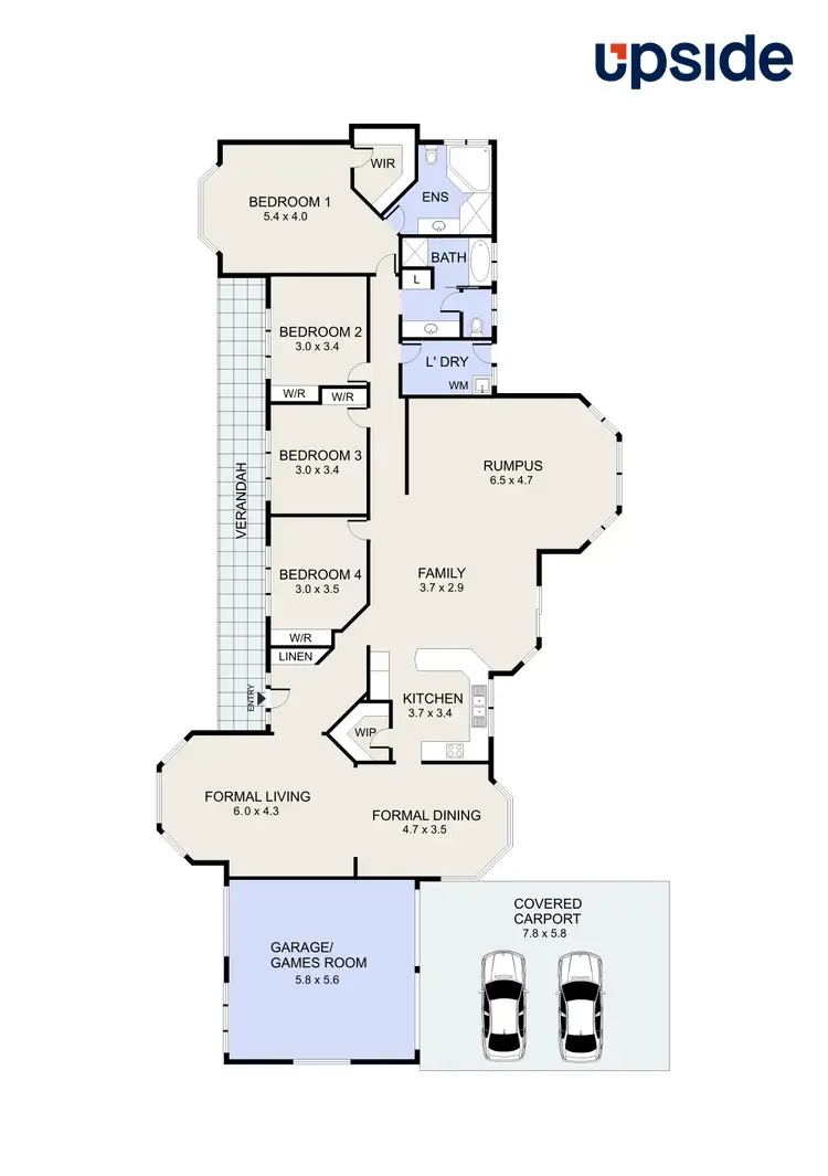 Floorplan of Homely house listing, 60 Moores Way, Glenmore NSW 2570