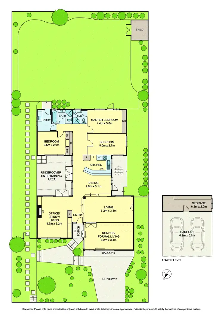 Floorplan of Homely house listing, 20 Rosalind Crescent, Blackburn VIC 3130