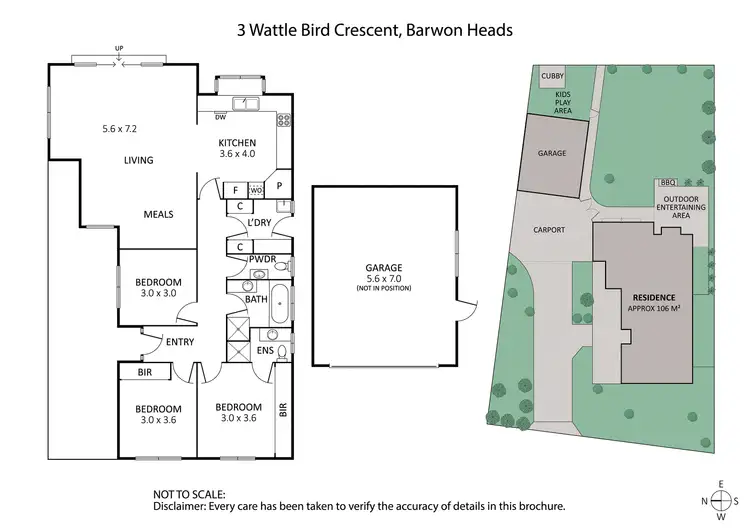 Floorplan of Homely house listing, 3 Wattle Bird Crescent, Barwon Heads VIC 3227