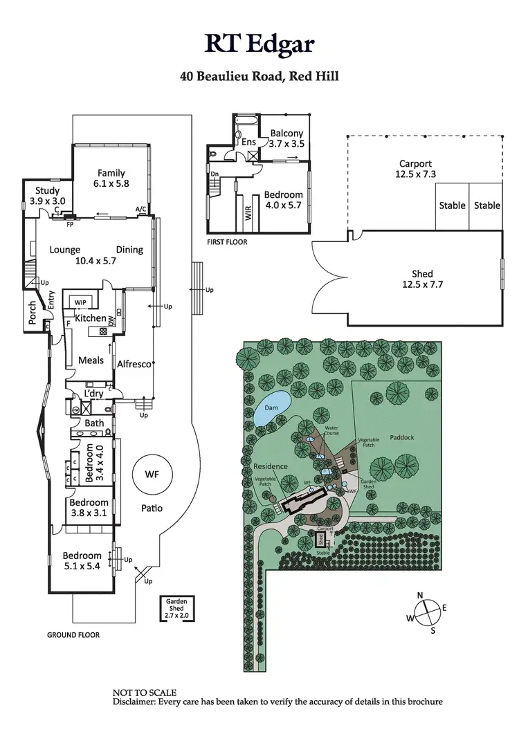 Floorplan of Homely house listing, 40 Beaulieu Road, Red Hill VIC 3937