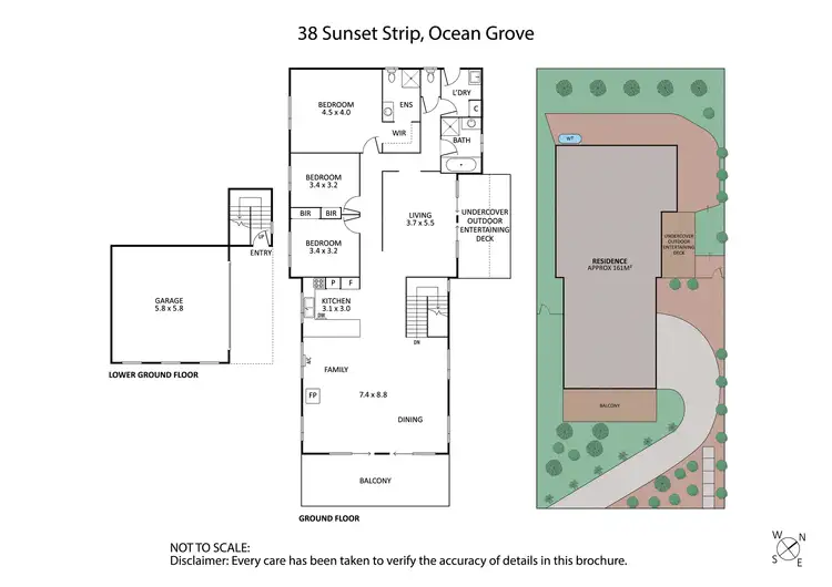 Floorplan of Homely house listing, 38 Sunset Strip, Ocean Grove VIC 3226