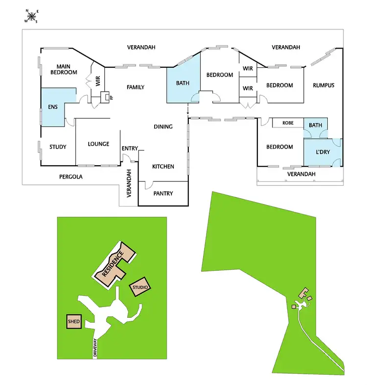 Floorplan of Homely house listing, 699 Heckers Hill Way, Kangaroo Ground VIC 3097