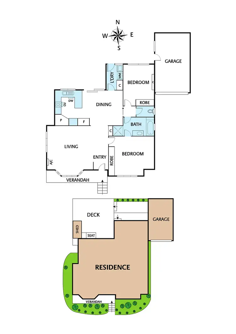 Floorplan of Homely house listing, 2/8 Sylvan Street, Montmorency VIC 3094