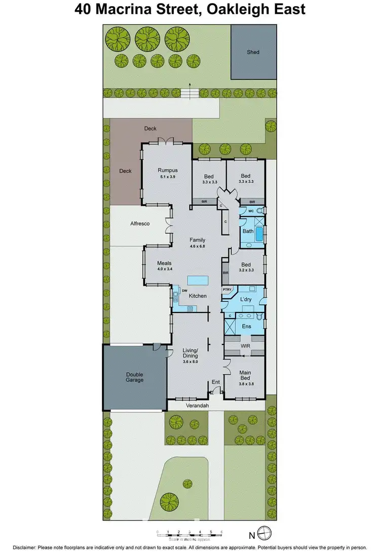 Floorplan of Homely house listing, 40 Macrina Street, Oakleigh East VIC 3166