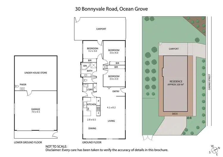 Floorplan of Homely house listing, 30 Bonnyvale Road, Ocean Grove VIC 3226