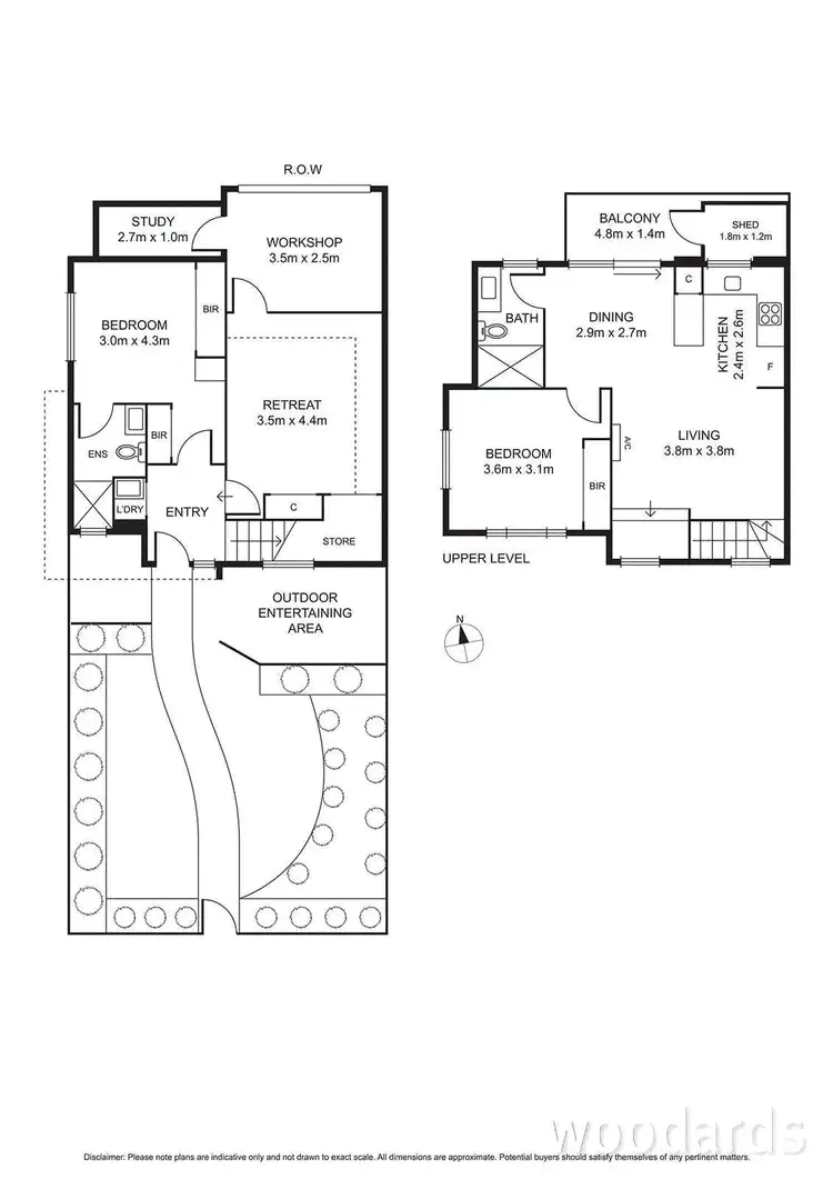 Floorplan of Homely townhouse listing, 10/1-5 Highett Grove, Highett VIC 3190