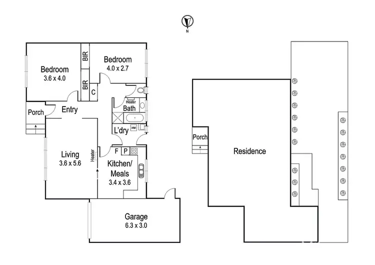 Floorplan of Homely unit listing, 3/5 Strathallan Road, Macleod VIC 3085