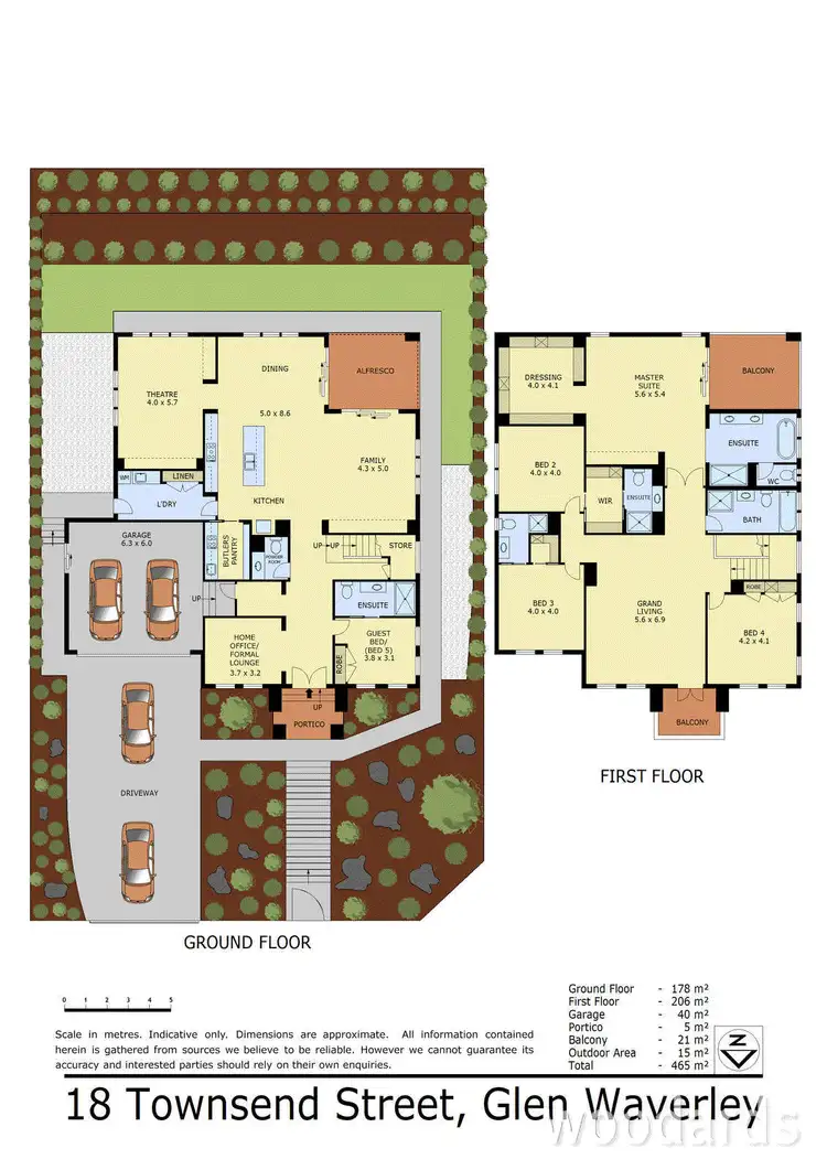 Floorplan of Homely house listing, 18 Townsend Street, Glen Waverley VIC 3150