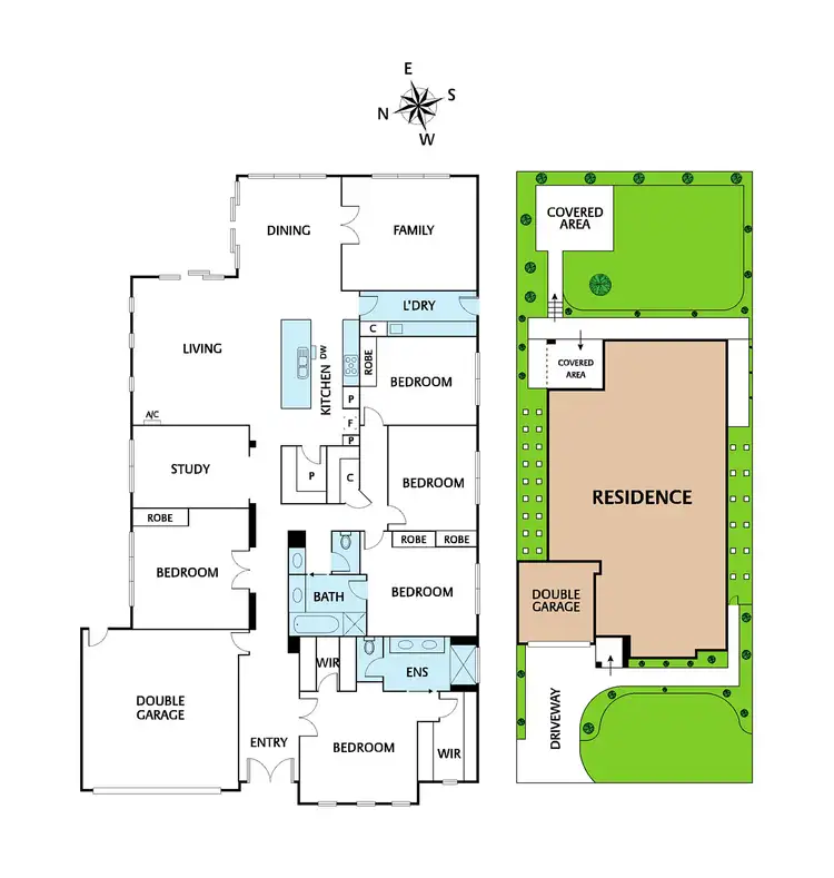Floorplan of Homely house listing, 2 Wickham Place, St Helena VIC 3088