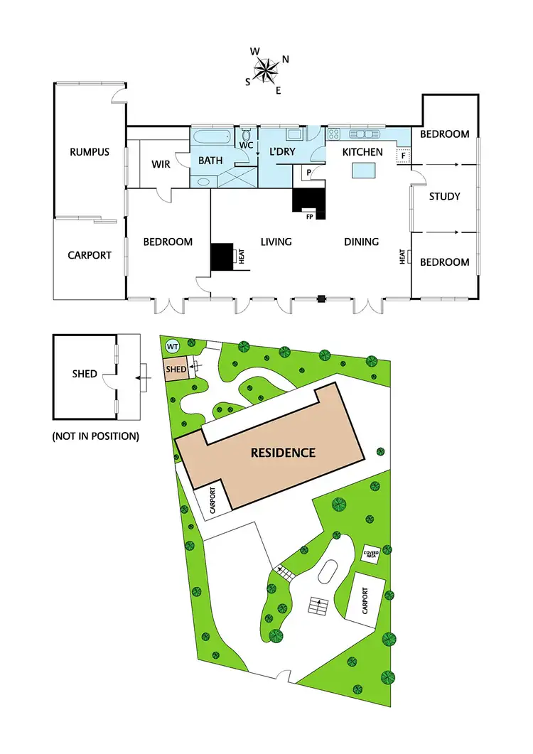Floorplan of Homely house listing, 7 Mullens Road, Warrandyte VIC 3113
