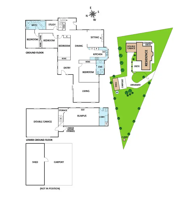 Floorplan of Homely house listing, 416 Ringwood-Warrandyte Road, Warrandyte VIC 3113