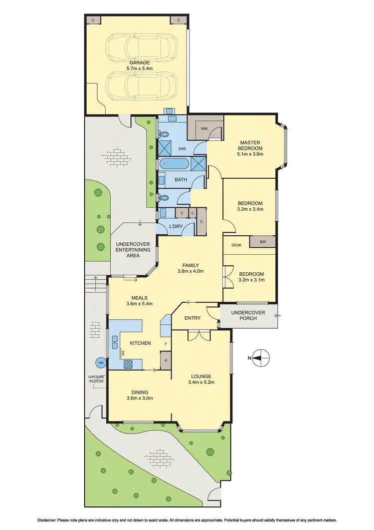 Floorplan of Homely townhouse listing, 1/13 Gardenia Street, Blackburn VIC 3130