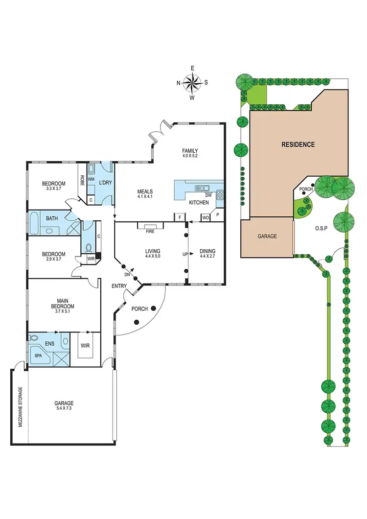 Floorplan of Homely unit listing, 20A Summerhill Road, Brighton East VIC 3187