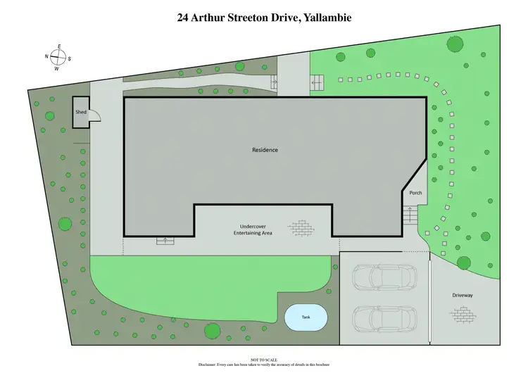 Floorplan of Homely house listing, 24 Arthur Streeton Drive, Yallambie VIC 3085