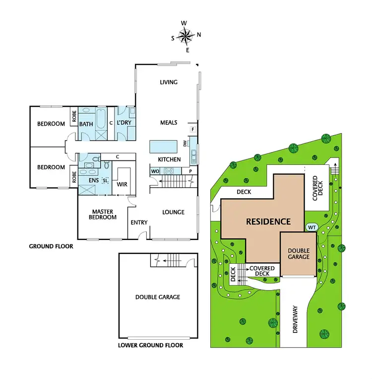 Floorplan of Homely house listing, 44A Reynolds Road, Wattle Glen VIC 3096