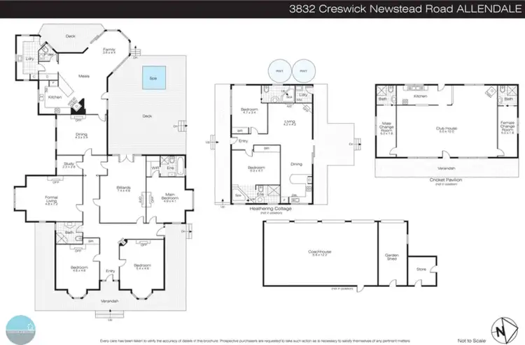 Floorplan of Homely house listing, 3832 Creswick Newstead Road, Allendale VIC 3364