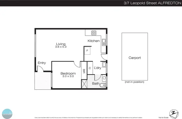 Floorplan of Homely unit listing, 3/7 Leopold Street, Alfredton VIC 3350