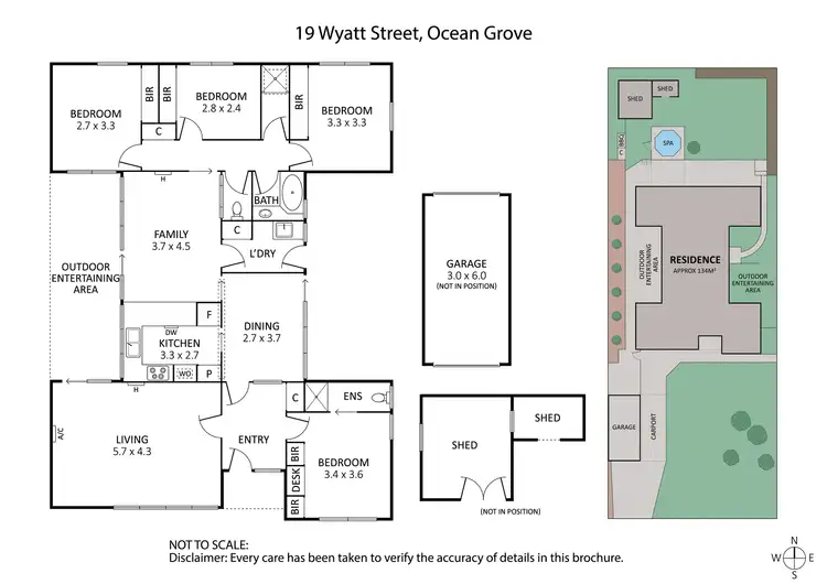 Floorplan of Homely house listing, 19 Wyatt Street, Ocean Grove VIC 3226