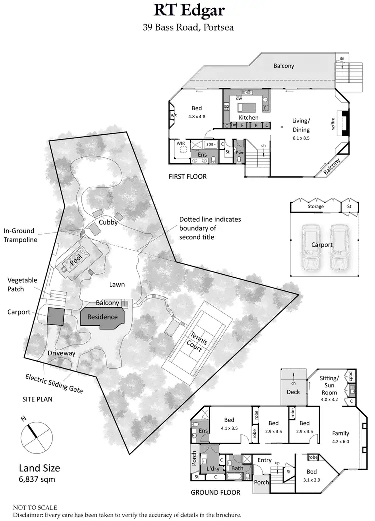 Floorplan of Homely house listing, 39 Bass Road, Portsea VIC 3944
