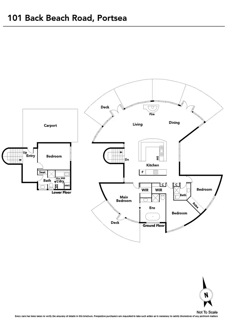 Floorplan of Homely house listing, 101 Back Beach Road, Portsea VIC 3944