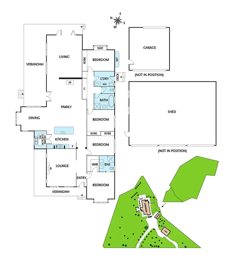 Floorplan of Homely house listing, 1 Wedge Tail Court, Kangaroo Ground VIC 3097