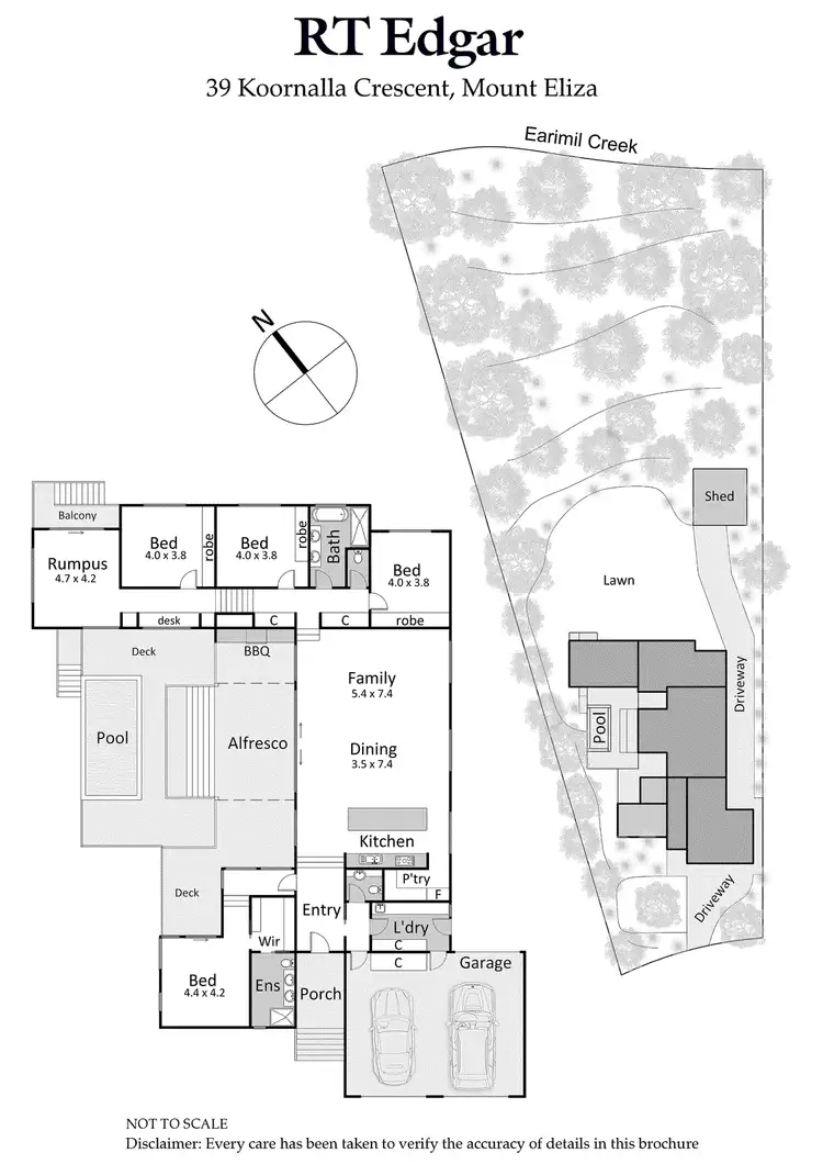 Floorplan of Homely house listing, 39 Koornalla Crescent, Mount Eliza VIC 3930