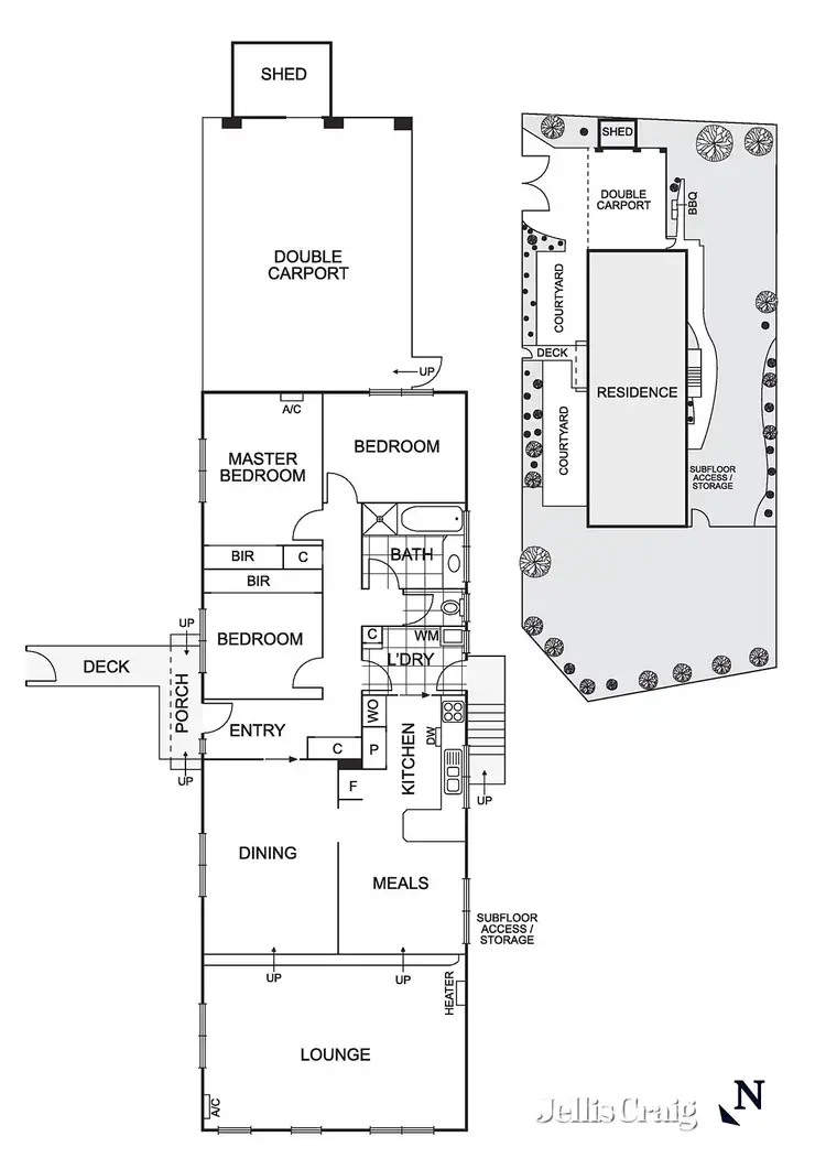 Floorplan of Homely house listing, 4 Station Road, Montmorency VIC 3094