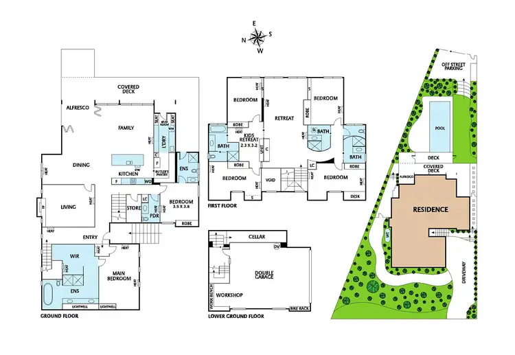 Floorplan of Homely house listing, 66 Glenard Drive, Eaglemont VIC 3084