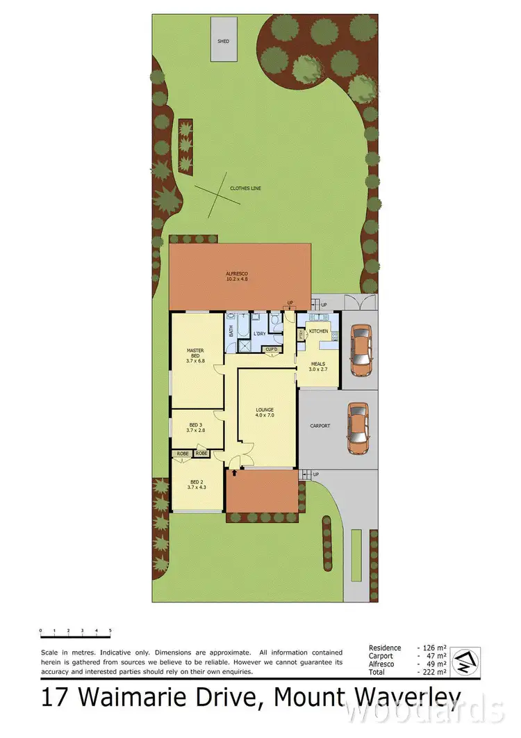 Floorplan of Homely house listing, 17 Waimarie Drive, Mount Waverley VIC 3149