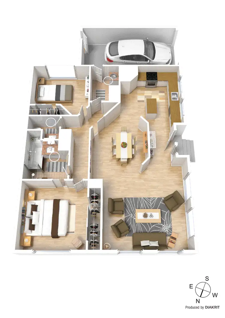 Floorplan of Homely unit listing, 7 Cromwell Street, Burwood VIC 3125