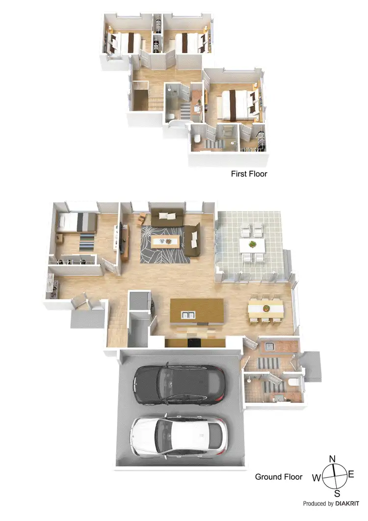 Floorplan of Homely townhouse listing, 2/433 Warrigal Road, Burwood VIC 3125
