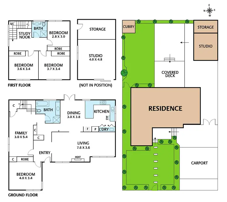 Floorplan of Homely house listing, 57 Orchard Grove, Blackburn South VIC 3130