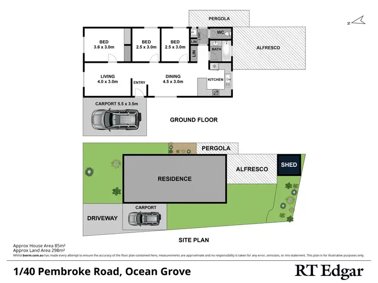 Floorplan of Homely house listing, 1/40 Pembroke Road, Ocean Grove VIC 3226