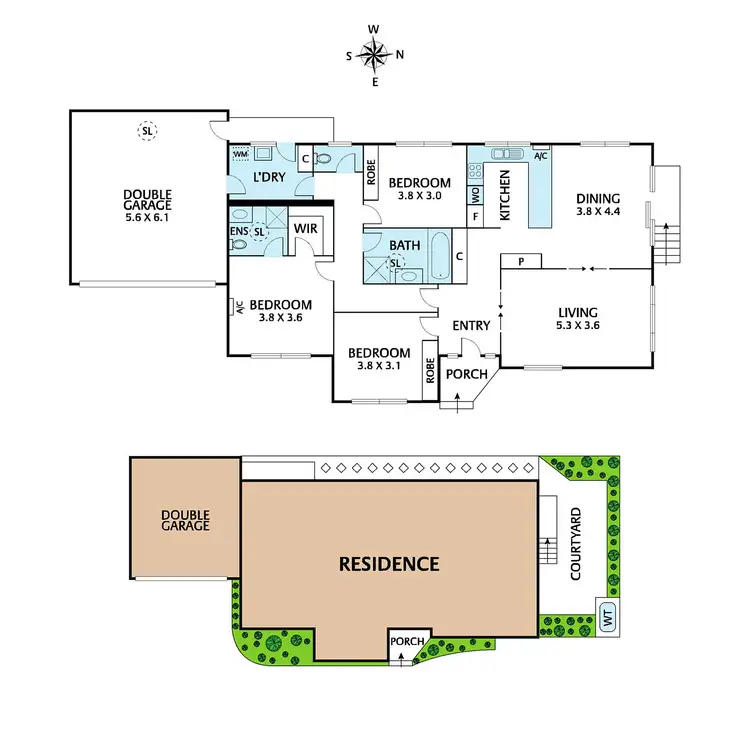 Floorplan of Homely unit listing, 4/29 Laburnum Street, Blackburn VIC 3130